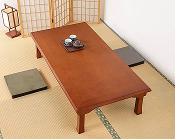 座卓【送料込み】木製ブラウンテーブル　大きめサイズ150センチ 座卓【送料込み】木製ブラウンテーブル 大きめサイズ150センチ